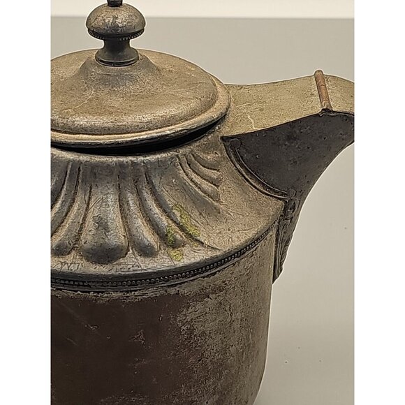 Antique Manning Bowman & Co Victorian Silver Plated TEA POT 1899 Patent - Picture 4 of 16